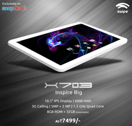 Swipe Technologies, India’s leading mobile internet company, is all-set to launch a premium tablet experience that is reckoned to set a disruption in the category.