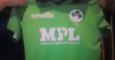 MPL sponsors Ireland Men's Cricket Team Jerseys