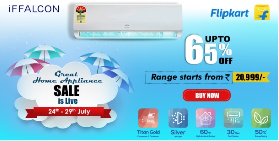 iFFALCON offers huge discounts on its Eco-topical Inverter air conditioners