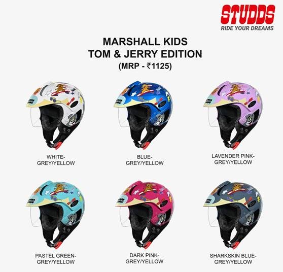Studds Marshall Kids TOM and JERRY Edition Helmet in India